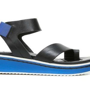 Franco Sarto Blue Platform Sandals